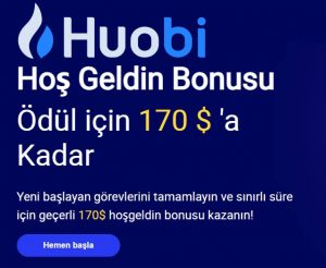 Huobi hoşgeldin bonusu